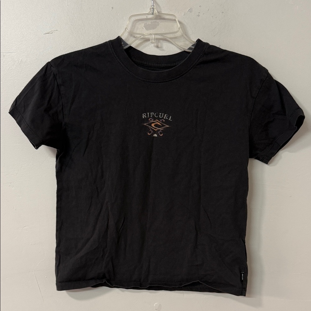 Rip Curl Black Tee with Logo